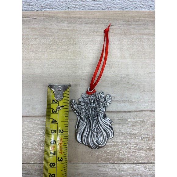 Wallace Silversmiths Pewter Christmas Tree Ornament 3 Angels - Picture 4 of 4